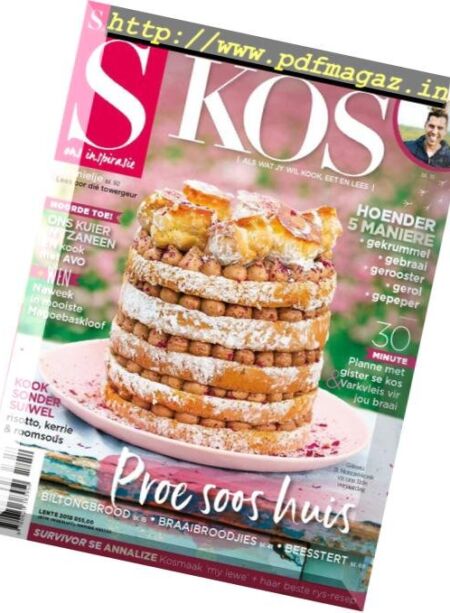 Sarie Kos – Oktober 2018 Cover