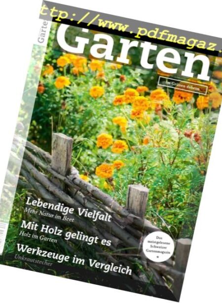 Schweizer Garten – April 2018 Cover