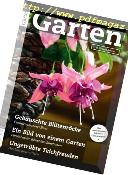 Schweizer Garten – Mai 2018 Cover