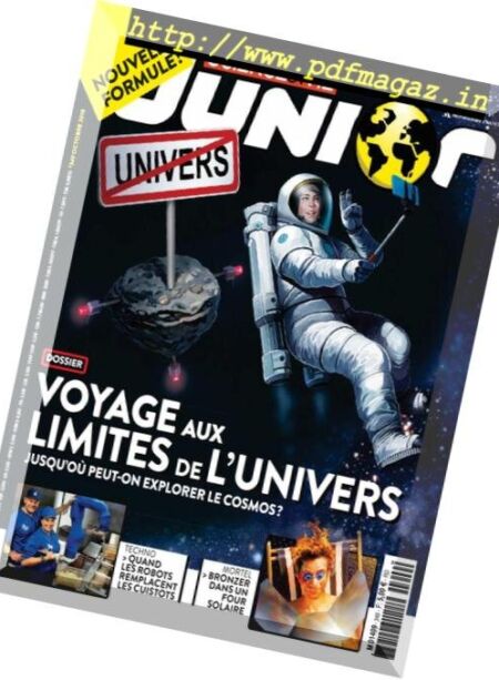 Science & Vie Junior – octobre 2018 Cover