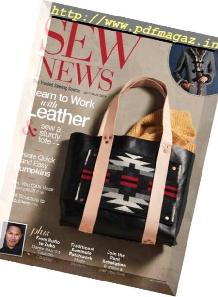 Sew News – September 2018 Cover
