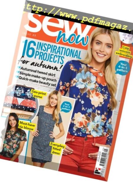 Sew Now – October 2018 Cover