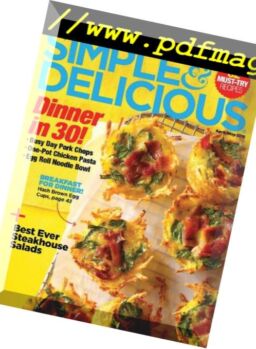 Simple & Delicious – March-April 2016