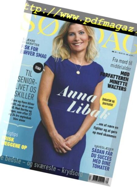 Sondag – 30 juli 2018 Cover