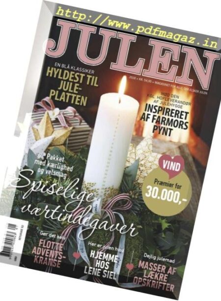 Sondag – Julen – oktober 2018 Cover