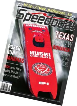 Speedboat Magazine – August 2018
