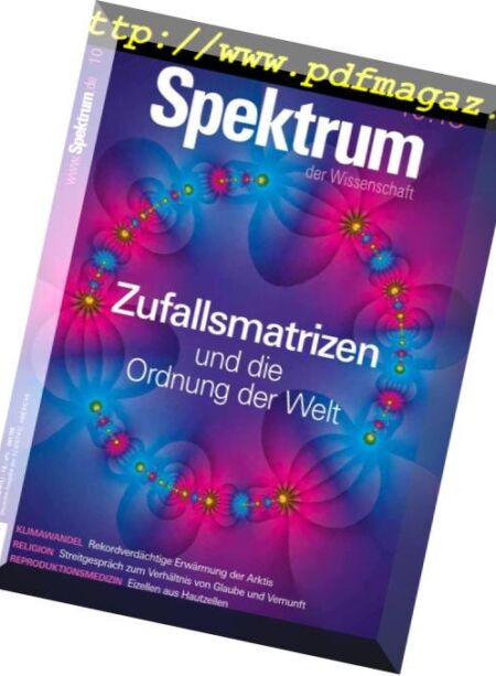 Spektrum der Wissenschaft – Oktober 2018 Cover