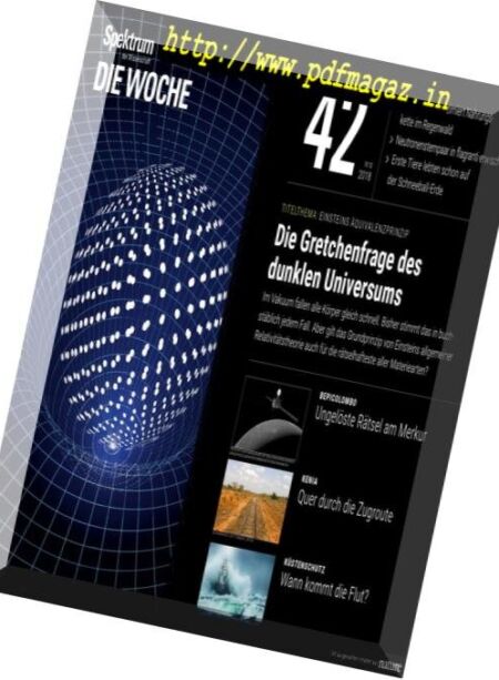 Spektrum die Woche – 18 Oktober 2018 Cover