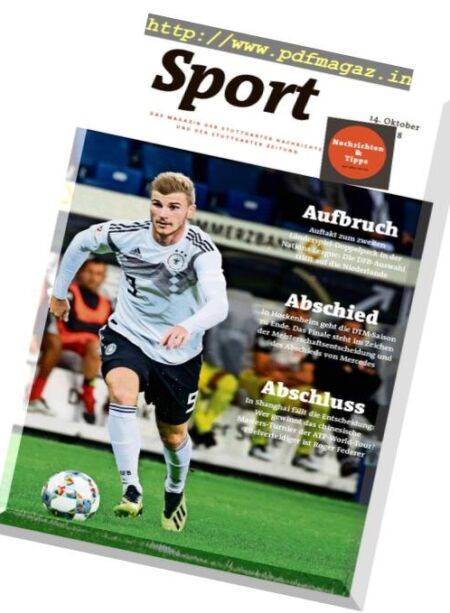 Sport Magazin – 14 Oktober 2018 Cover