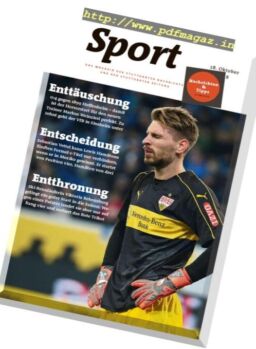 Sport Magazin – 28 Oktober 2018