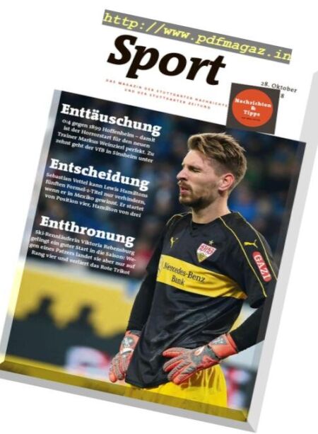 Sport Magazin – 28 Oktober 2018 Cover