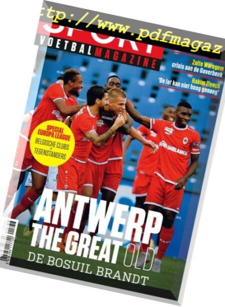 Sport Voetbal Magazine – 19 September 2018 Cover