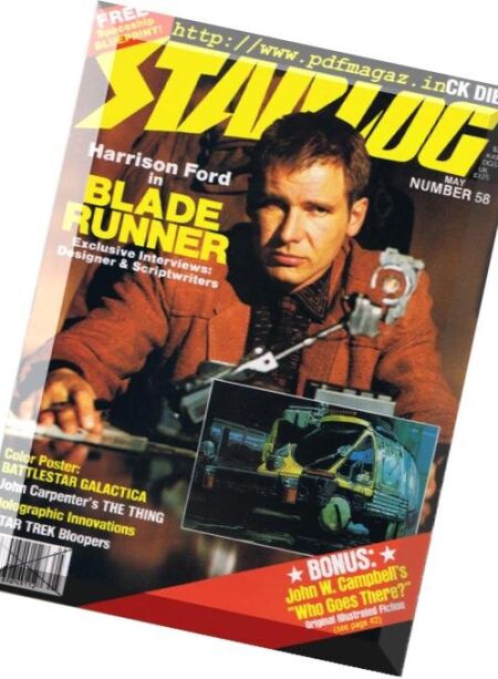 Starlog – 1982, n. 058 Cover