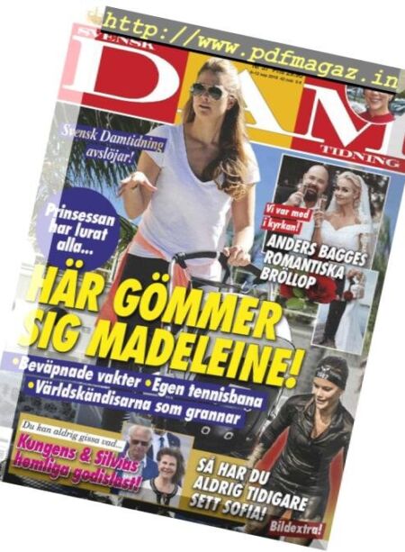 Svensk Damtidning – 01 september 2018 Cover