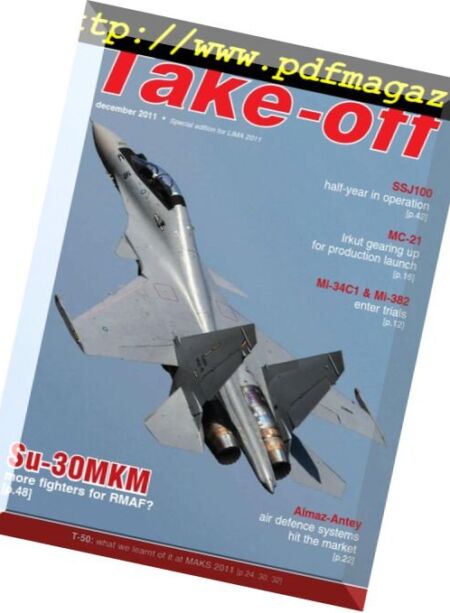 Take-off magazine – December 2011 Cover