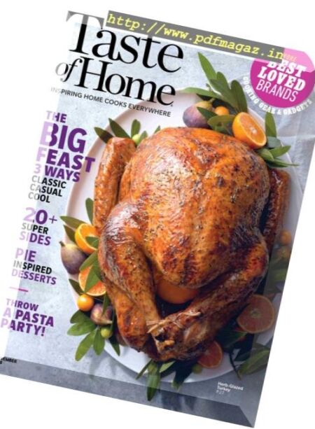 Taste of Home – November 2018 Cover