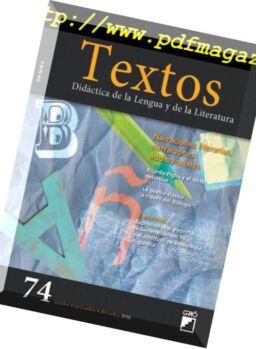 Textos. Didactica de la Lengua y la Literatura – octubre 2016