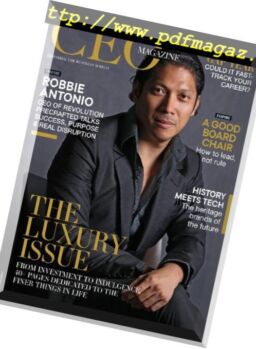 The CEO Magazine Asia – September 2018