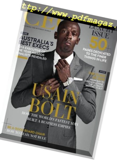 The CEO Magazine Australia & New Zealand – September 2018 Cover