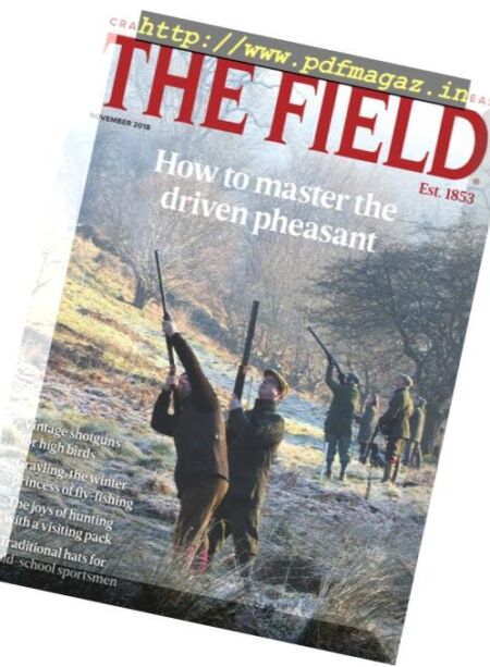 The Field – November 2018 Cover