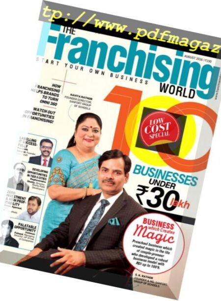 The Franchising World – August 2016 Cover