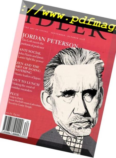 The Idler Magazine – September 2018 Cover