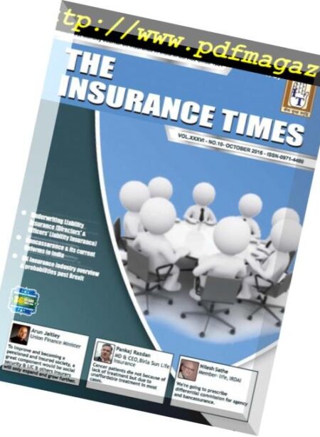 The Insurance Times – October 2016 Cover