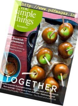 The Simple Things – November 2018