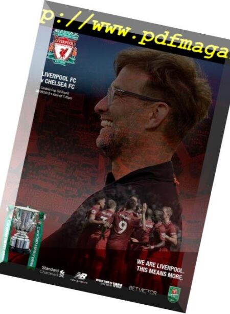 This is Anfield – Liverpool FC Programmes – 26 September 2018 Cover