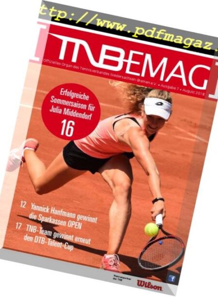 TNB emag – August 2018 Cover