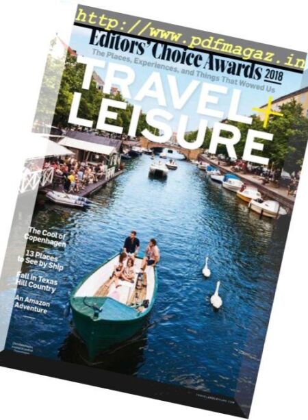 Travel+Leisure USA – September 2018 Cover
