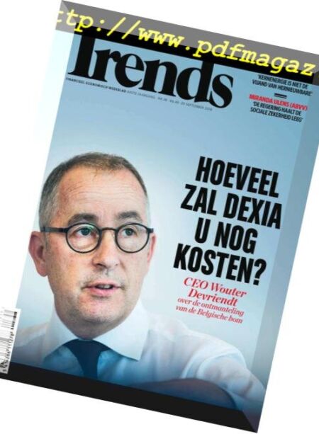Trends Belgium – 20 September 2018 Cover