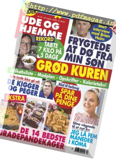 Ude og Hjemme – 01 august 2018 Cover