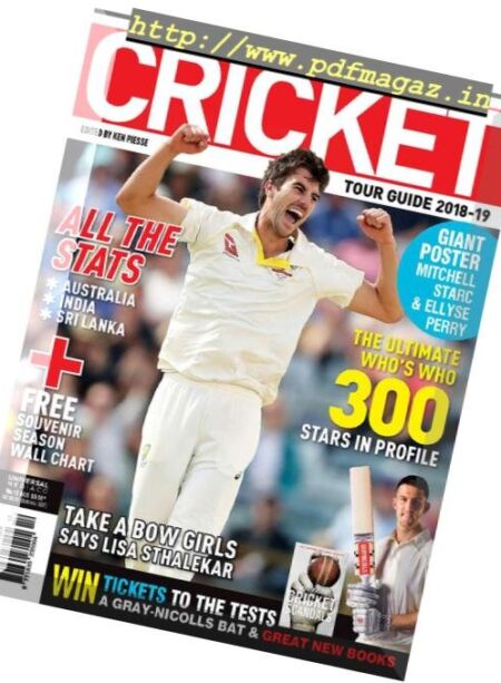 Universal’s Summer Cricket Guide – September 2018 Cover