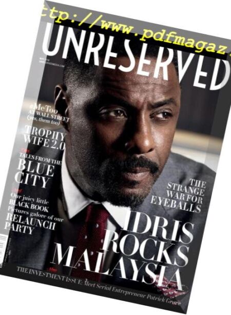 UNRESERVED – May 2018 Cover