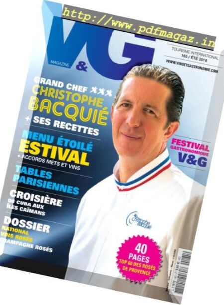 V&G Vins & Gastronomie – ete 2018 Cover