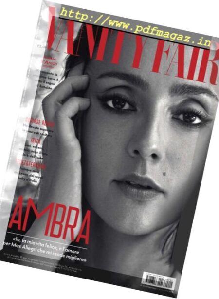 Vanity Fair Italia – 22 agosto 2018 Cover