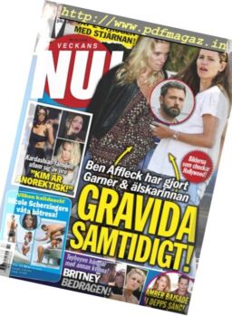 Veckans NU – 30 augusti 2018