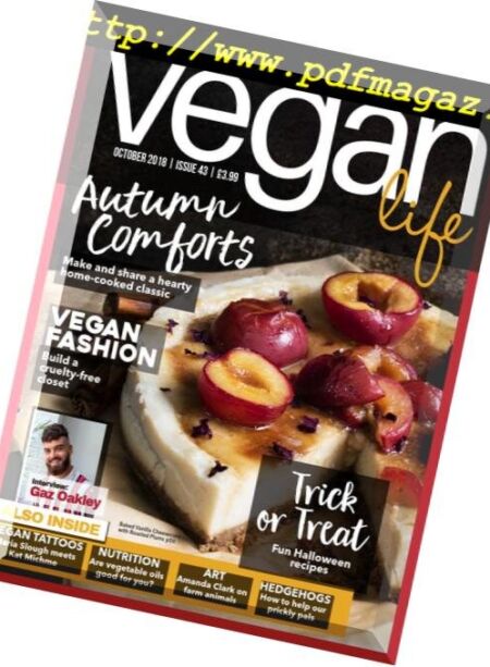 Vegan Life – September 2018 Cover