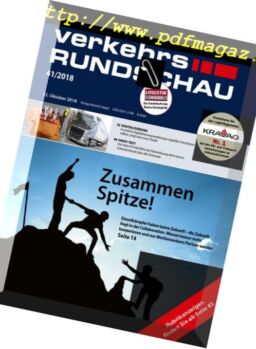 VerkehrsRundschau – 11 Oktober 2018