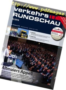 VerkehrsRundschau – 24 Oktober 2018