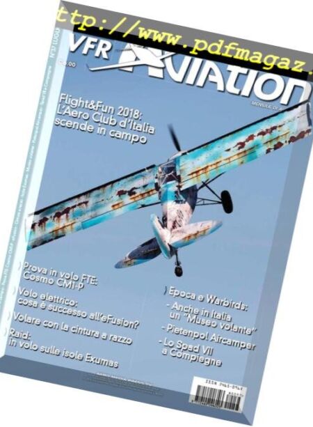 VFR Aviation – Luglio 2018 Cover