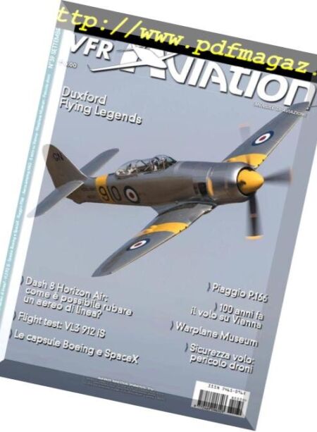 VFR Aviation – Settembre 2018 Cover
