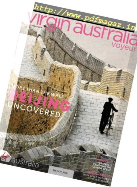 Virgin Australia Voyeur – October 2018 Cover