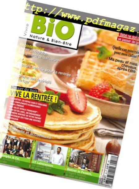 Vivre Bio – Septembre-Octobre 2018 Cover
