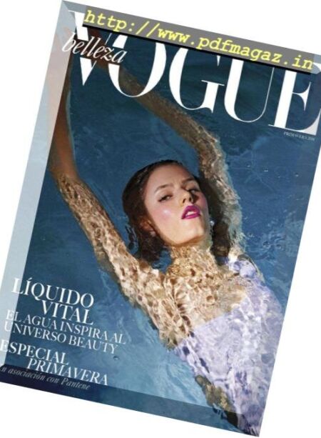 Vogue Belleza – agosto 2018 Cover
