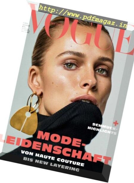 Vogue Germany – November 2018 Cover
