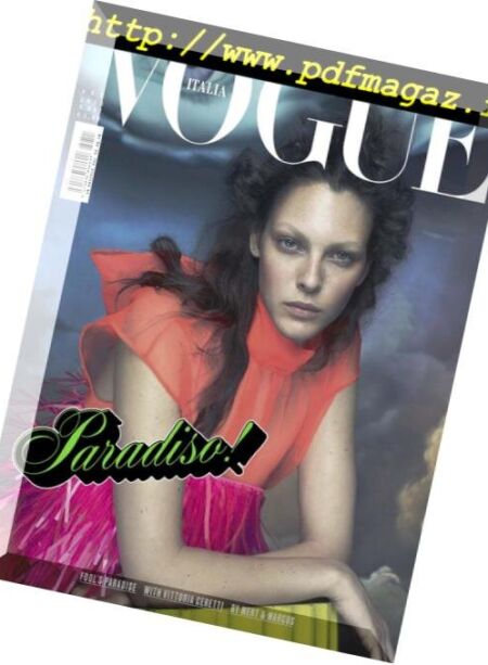 Vogue Italia – Settembre 2018 Cover