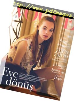 Vogue Turkey – Ocak 2017
