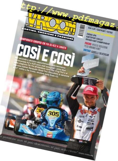 Vroom Italia – agosto 2018 Cover